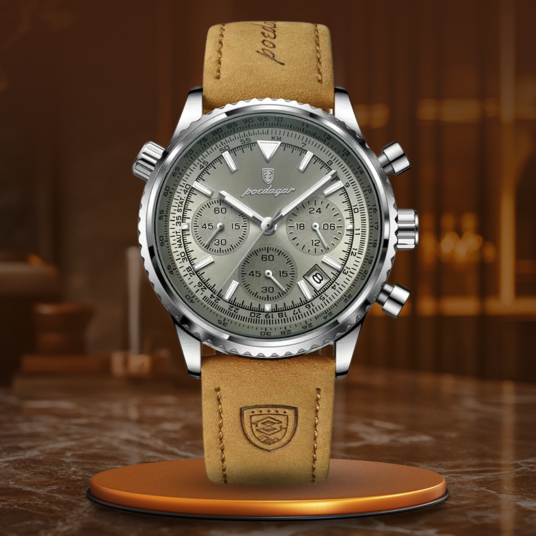 Umberto™ | Orologio cronografo placcato