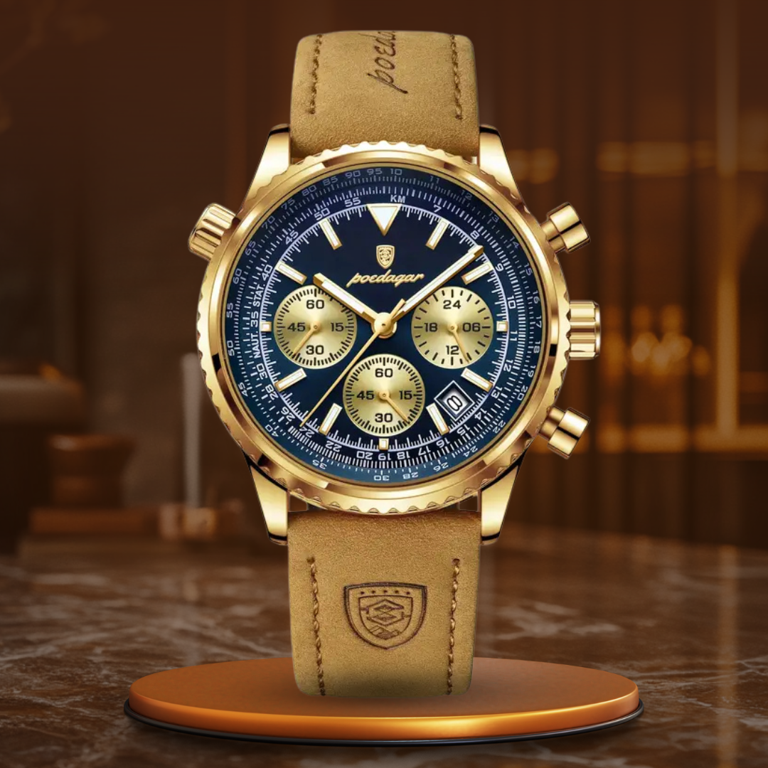 Umberto™ | Orologio cronografo placcato