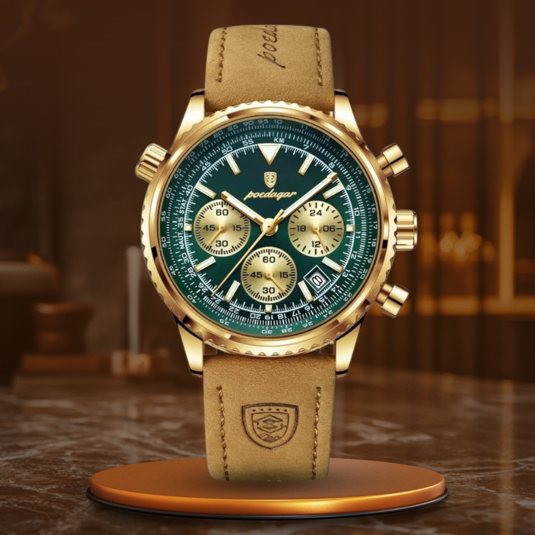 Umberto™ | Orologio cronografo placcato