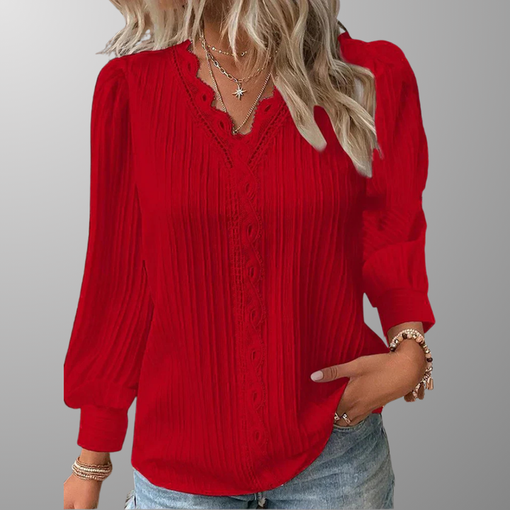 Gail™ | Blusa elegante con stampa