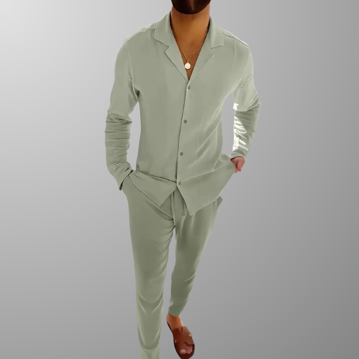 Luca™ | Completo lino estivo