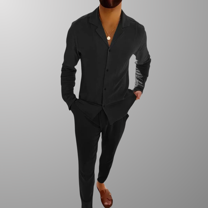 Luca™ | Completo lino estivo