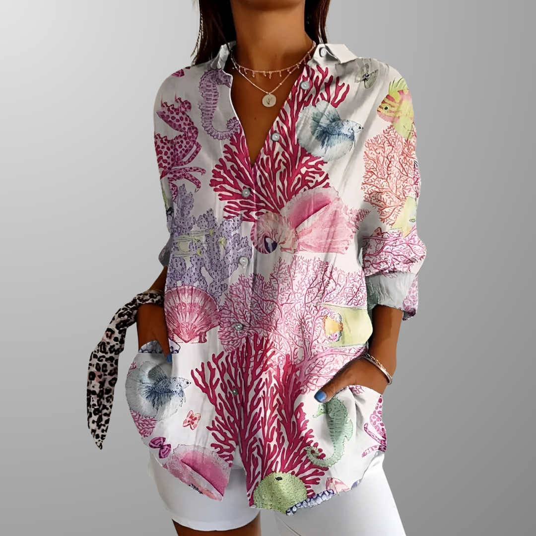 Avril™ | Blusa elegante a fantasia