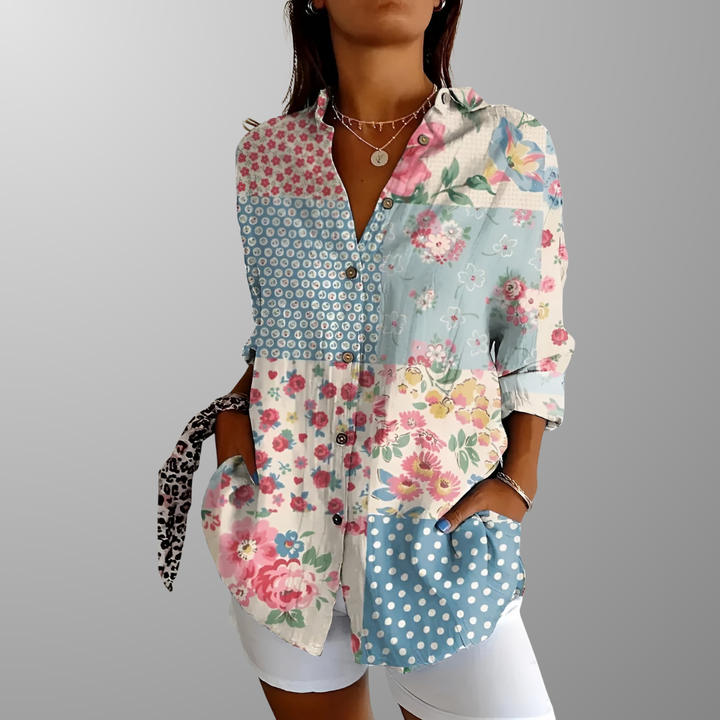Avril™ | Blusa elegante a fantasia