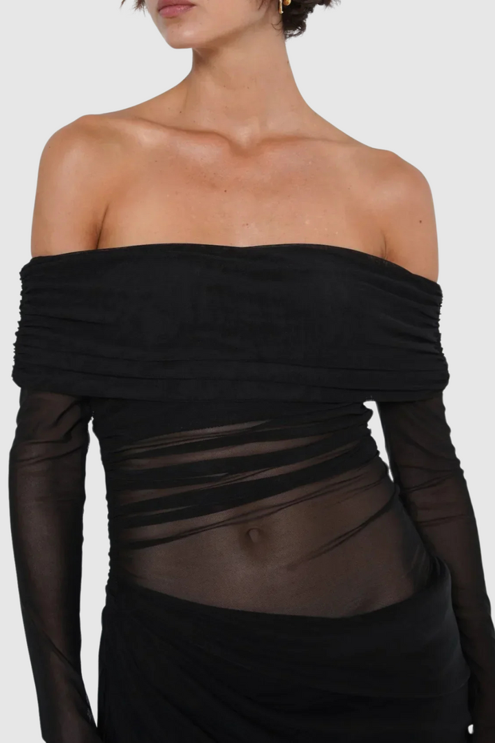 Anita™ | Abito elegante in tulle trasparente
