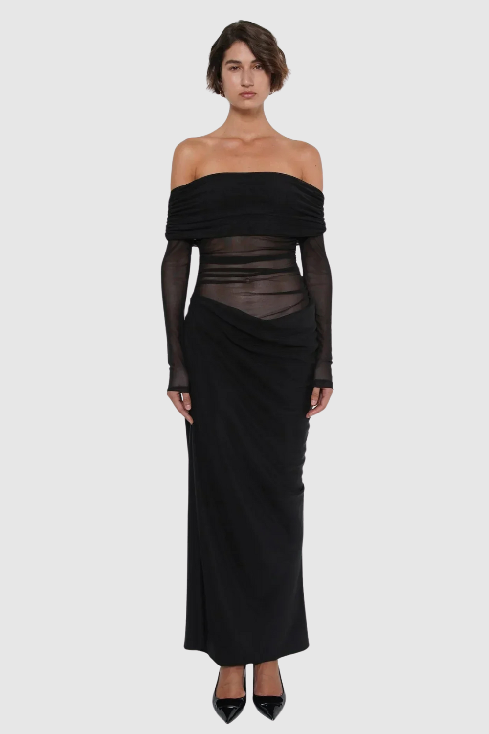 Anita™ | Abito elegante in tulle trasparente