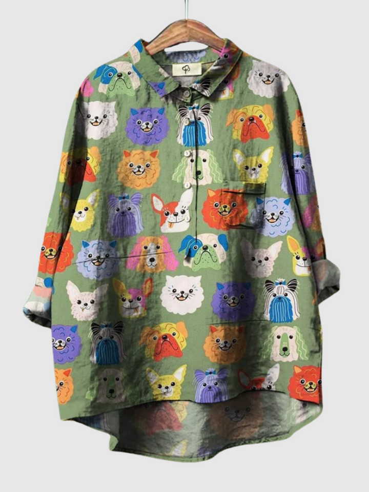 Alma™ | Camicia oversize artistica