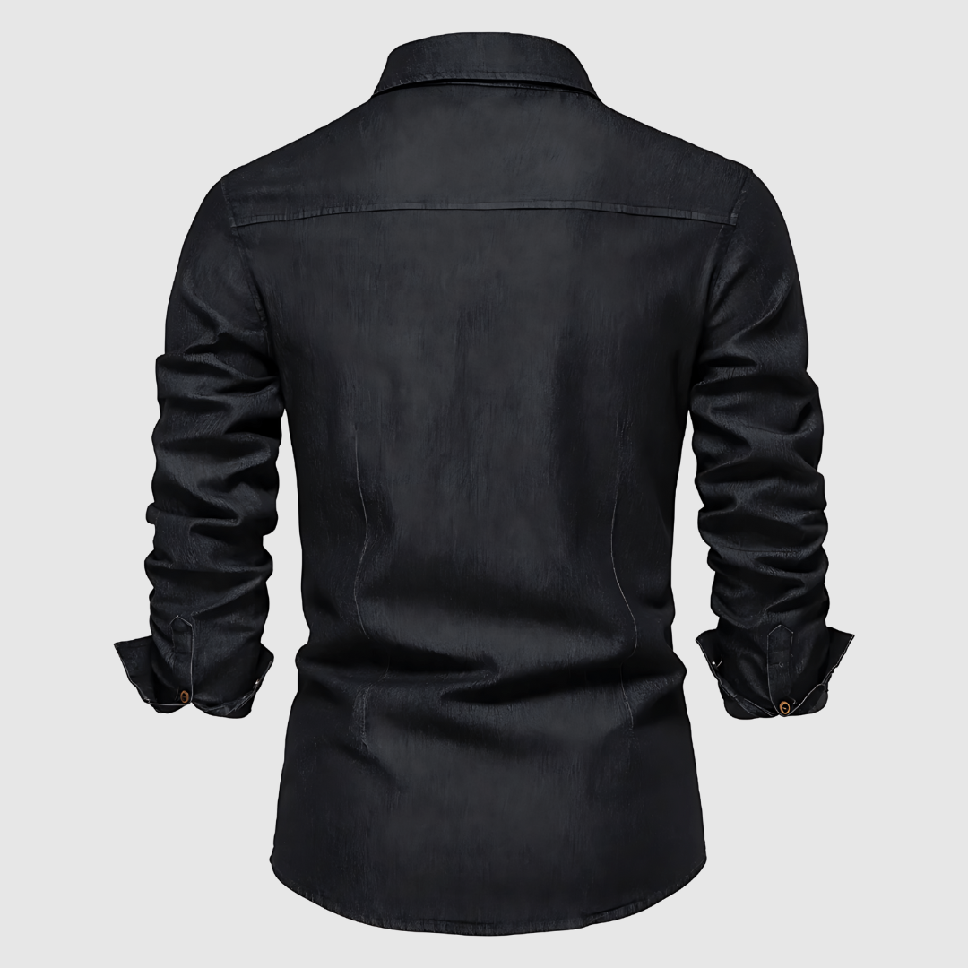 Ezio™ | Camicia in denim con tasche