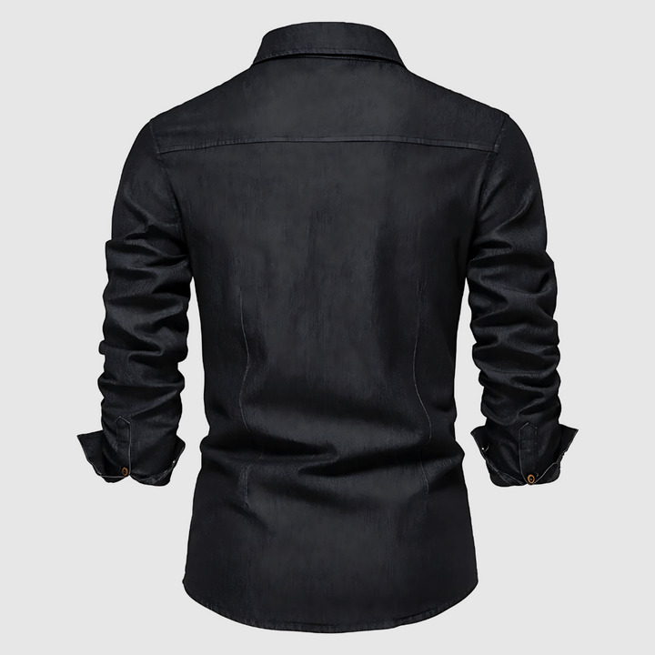 Ezio™ | Camicia in denim con tasche
