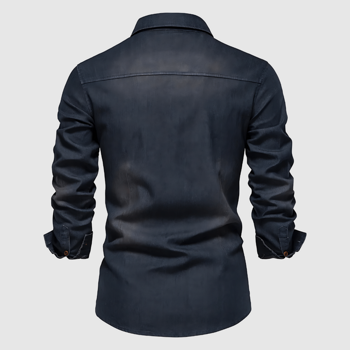Ezio™ | Camicia in denim con tasche