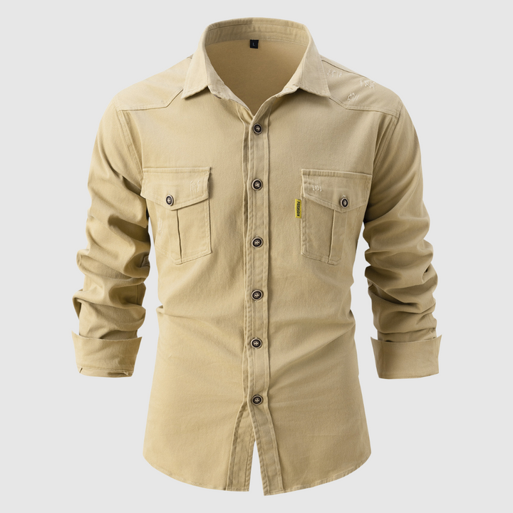 Ezio™ | Camicia in denim con tasche