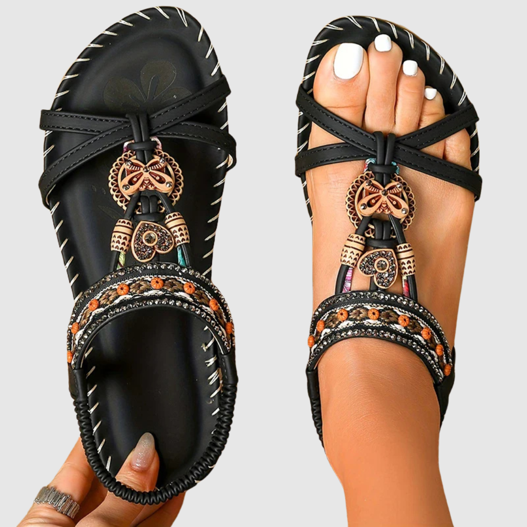 Kleopatra™ | Sandali ortopedici in pelle premium