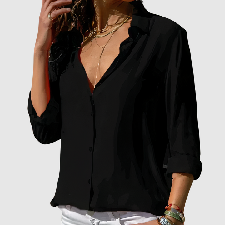 Alina™ | Blusa in chiffon elegante