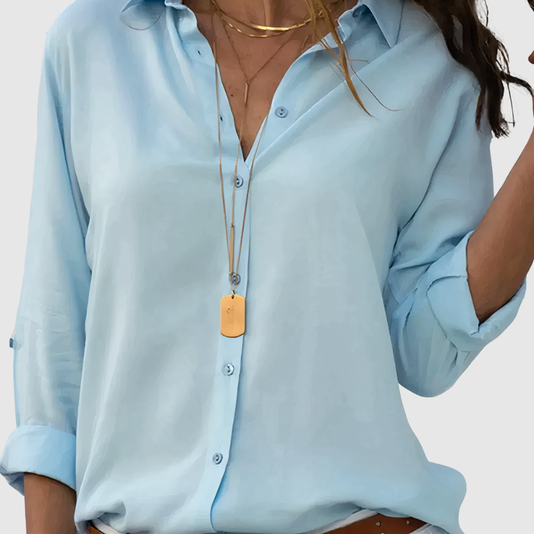 Alina™ | Blusa in chiffon elegante