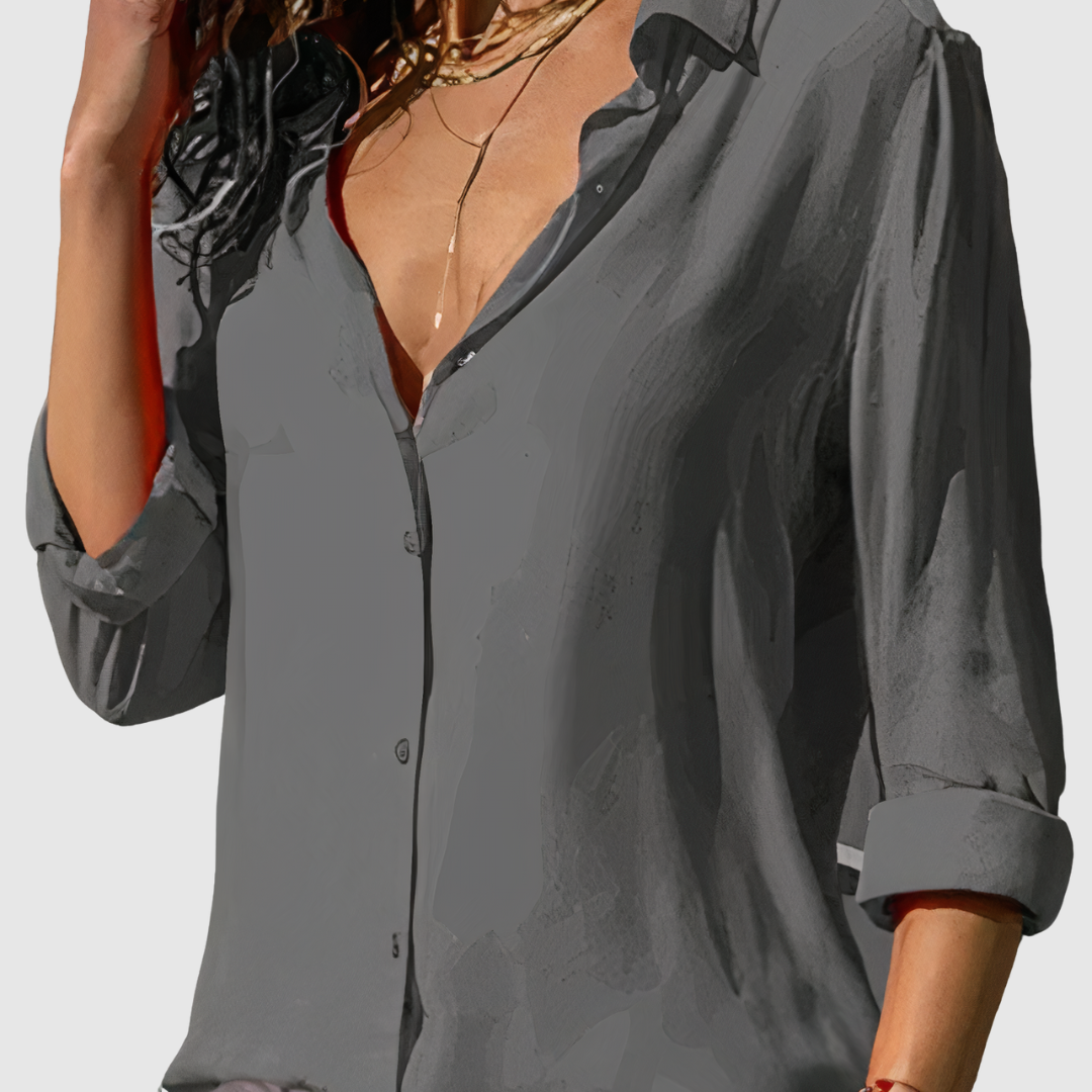 Alina™ | Blusa in chiffon elegante