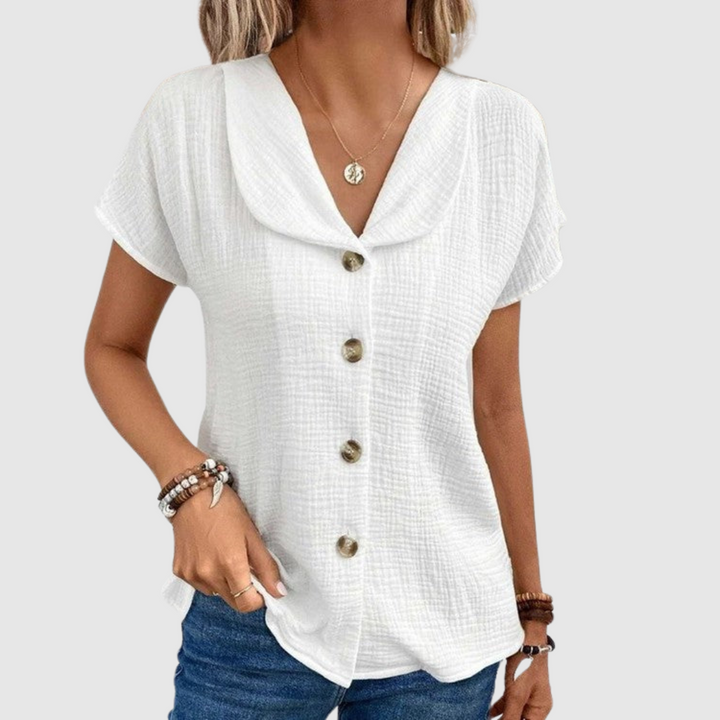 Lene™ | Blusa estiva con bottoni