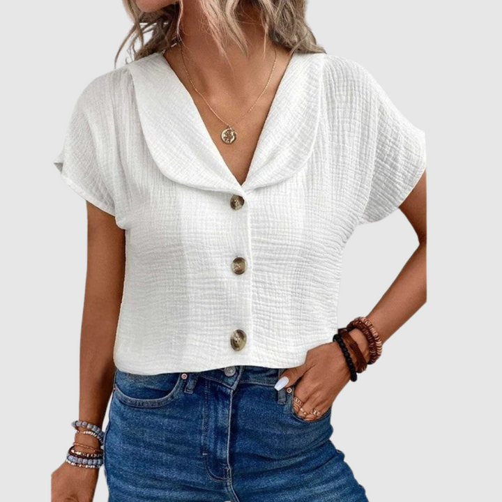 Lene™ | Blusa estiva con bottoni