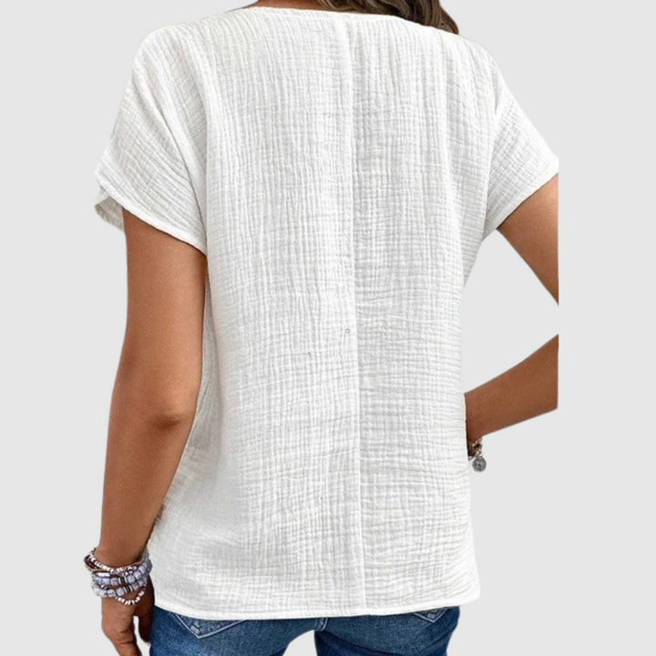 Lene™ | Blusa estiva con bottoni