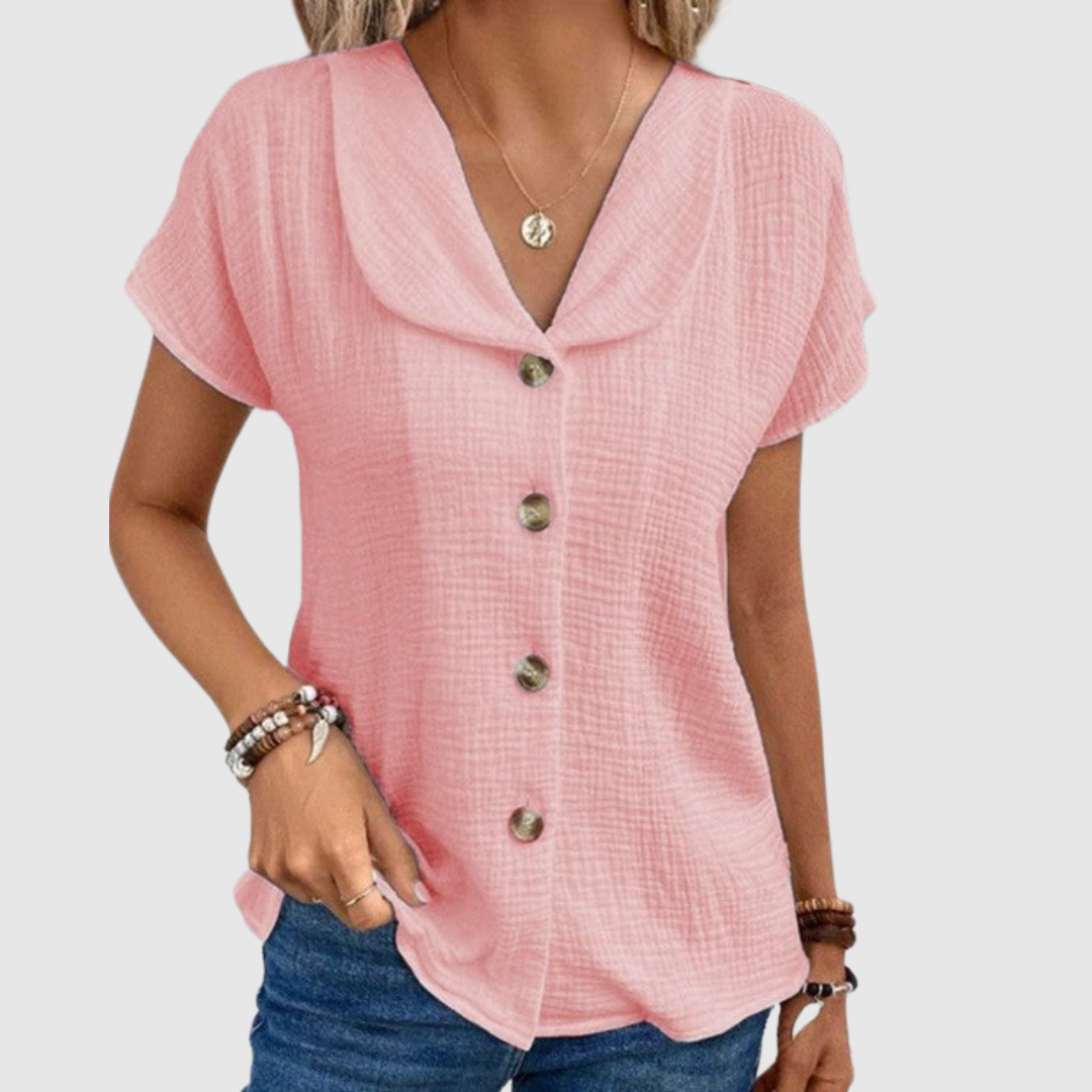 Lene™ | Blusa estiva con bottoni