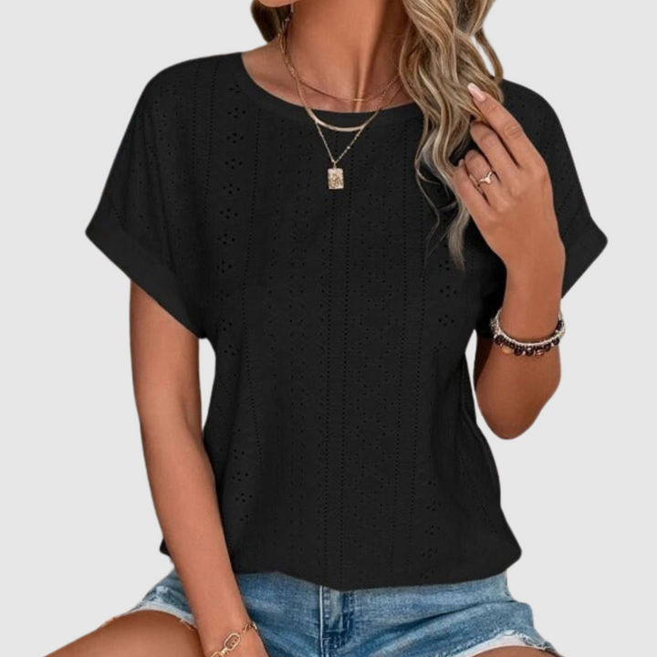 Aisha™ | Blusa estiva ricamata