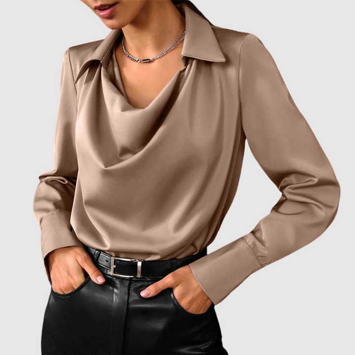 Cassie™ | Blusa di seta elegante