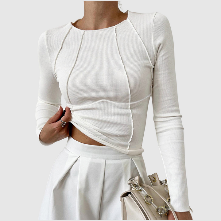 Talia™ | Top elegante a manica lunga