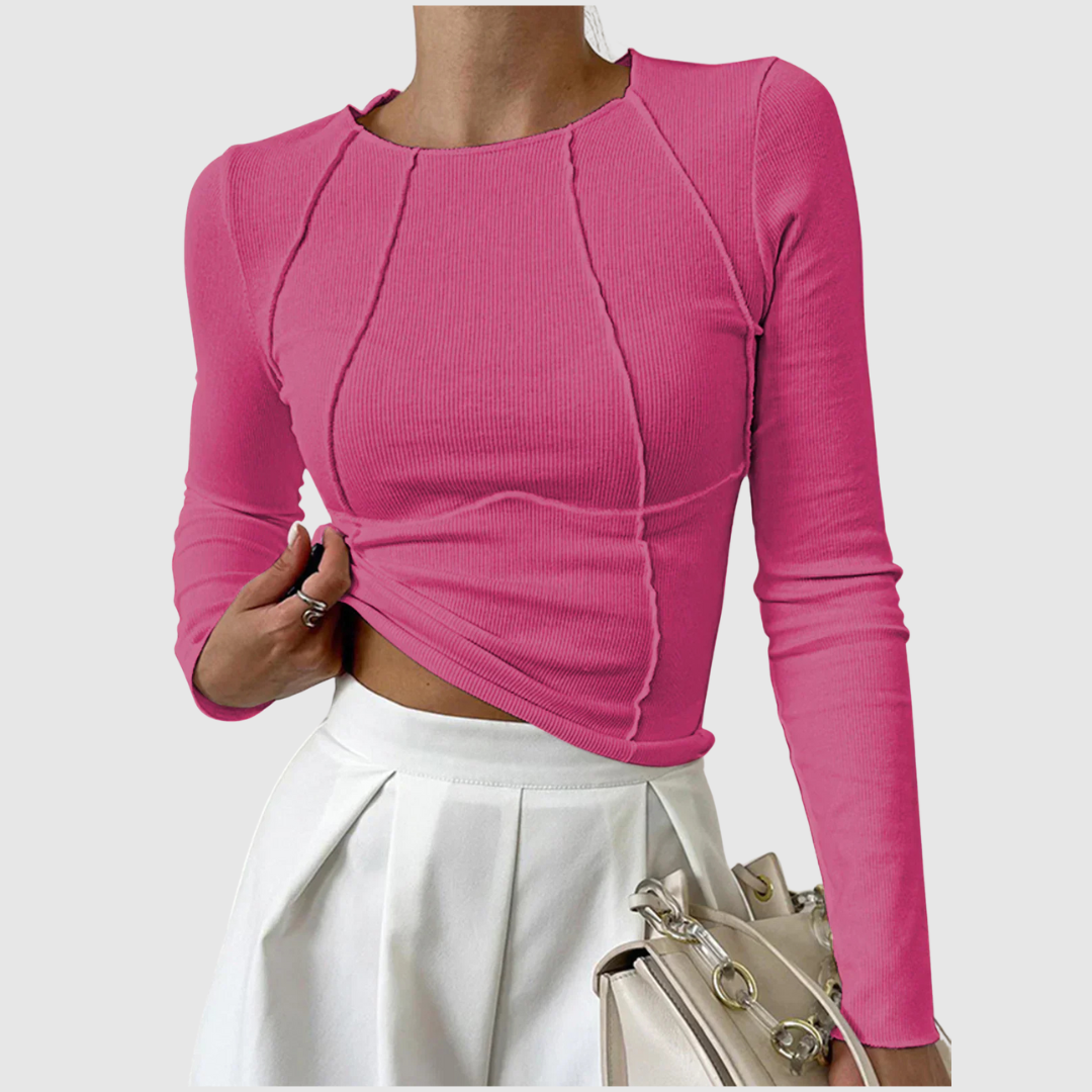 Talia™ | Top elegante a manica lunga