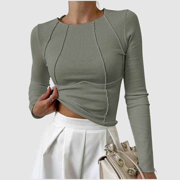Talia™ | Top elegante a manica lunga