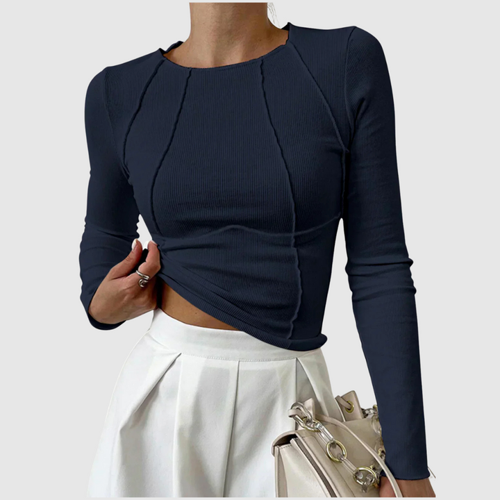 Talia™ | Top elegante a manica lunga