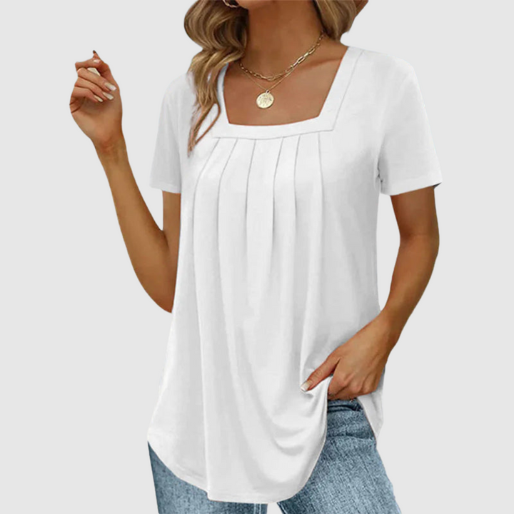 Aracely™ | Blusa elegante plissettata