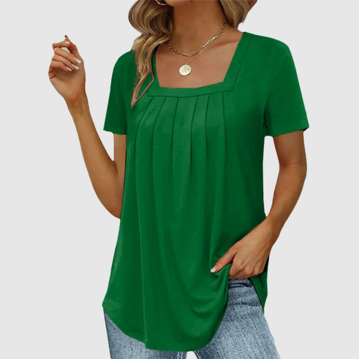 Aracely™ | Blusa elegante plissettata