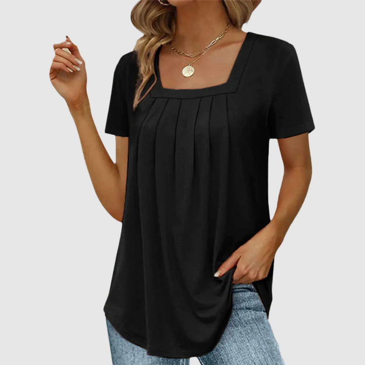 Aracely™ | Blusa elegante plissettata