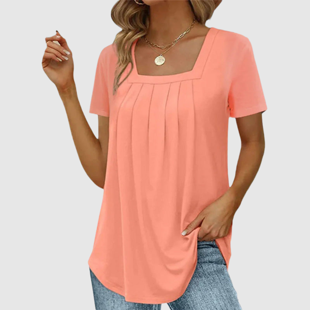 Aracely™ | Blusa elegante plissettata