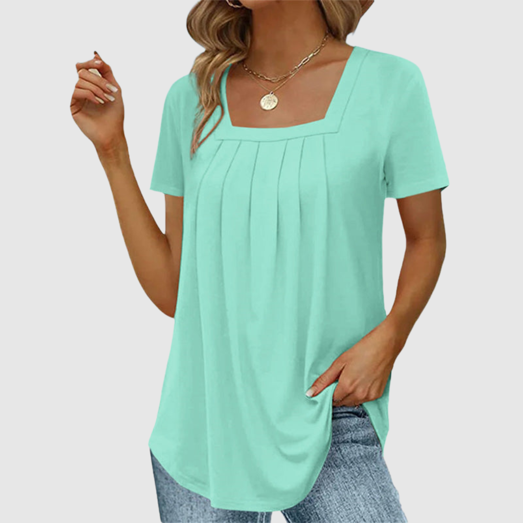 Aracely™ | Blusa elegante plissettata