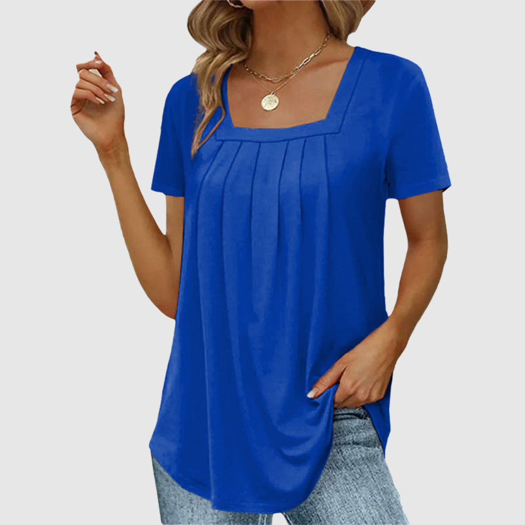 Aracely™ | Blusa elegante plissettata
