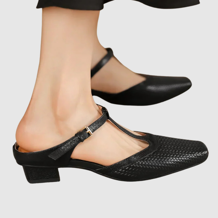 Paola™ | Pantoletten in pelle