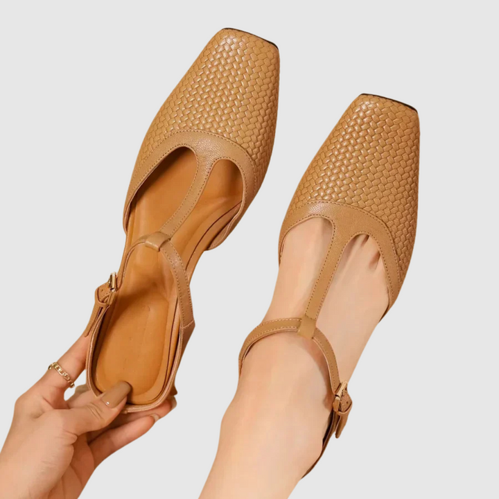Paola™ | Pantoletten in pelle