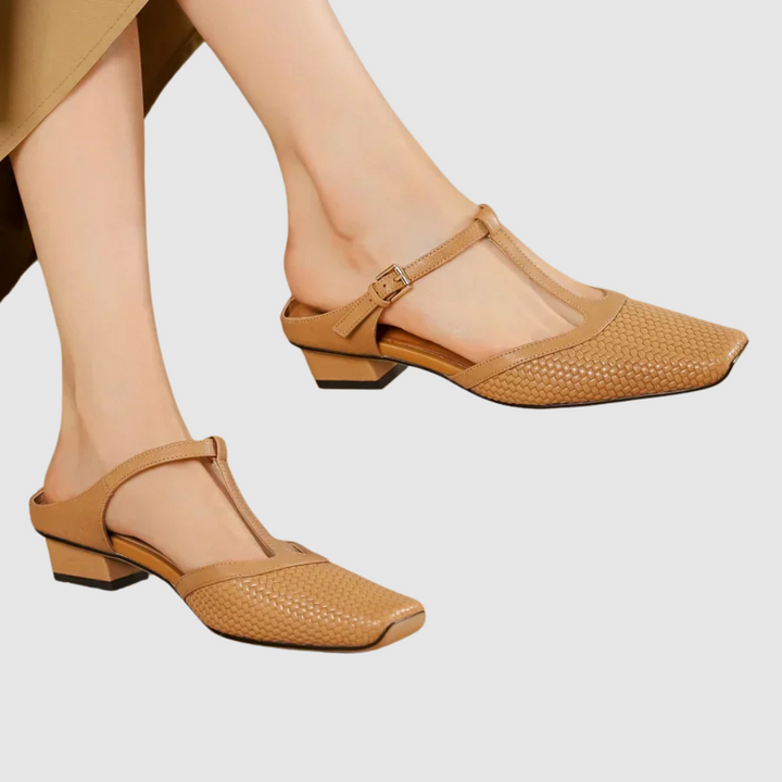 Paola™ | Pantoletten in pelle