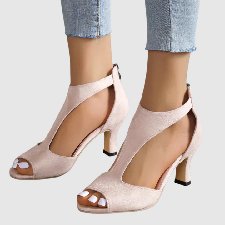 Luise™ | Tacchi eleganti in camoscio
