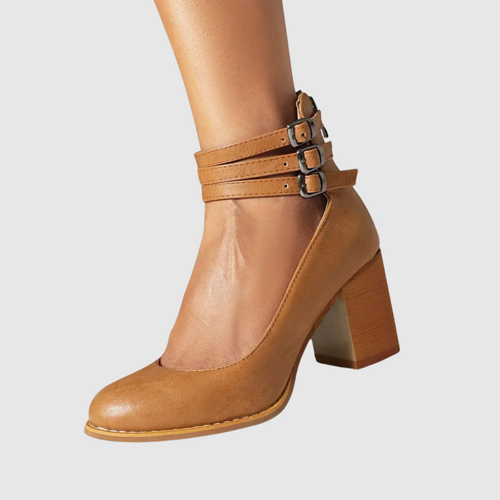 Romina™ | Décolleté con tacco quadrato