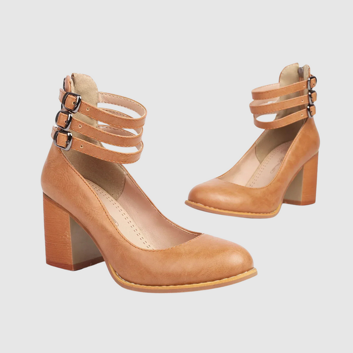 Romina™ | Décolleté con tacco quadrato