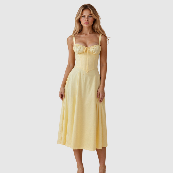 Tessa™ | Abito floreale con corsetto