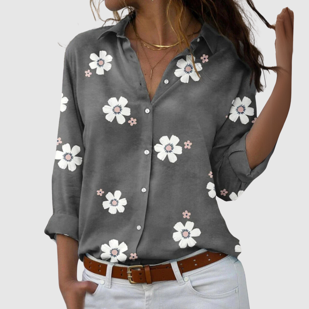 Ivy™ | Camicia elegante Floreale