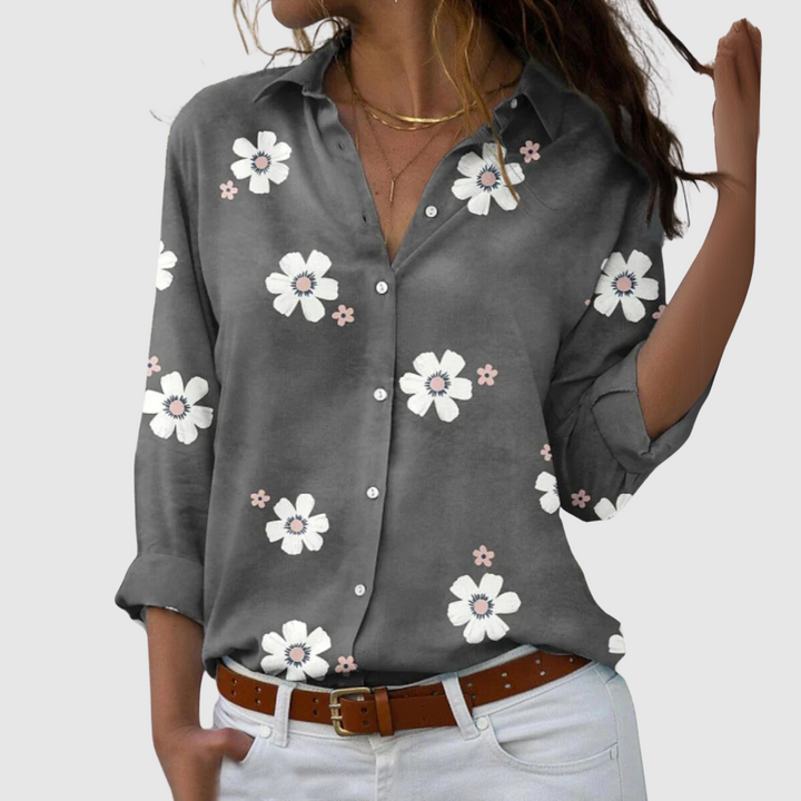 Ivy™ | Camicia elegante Floreale