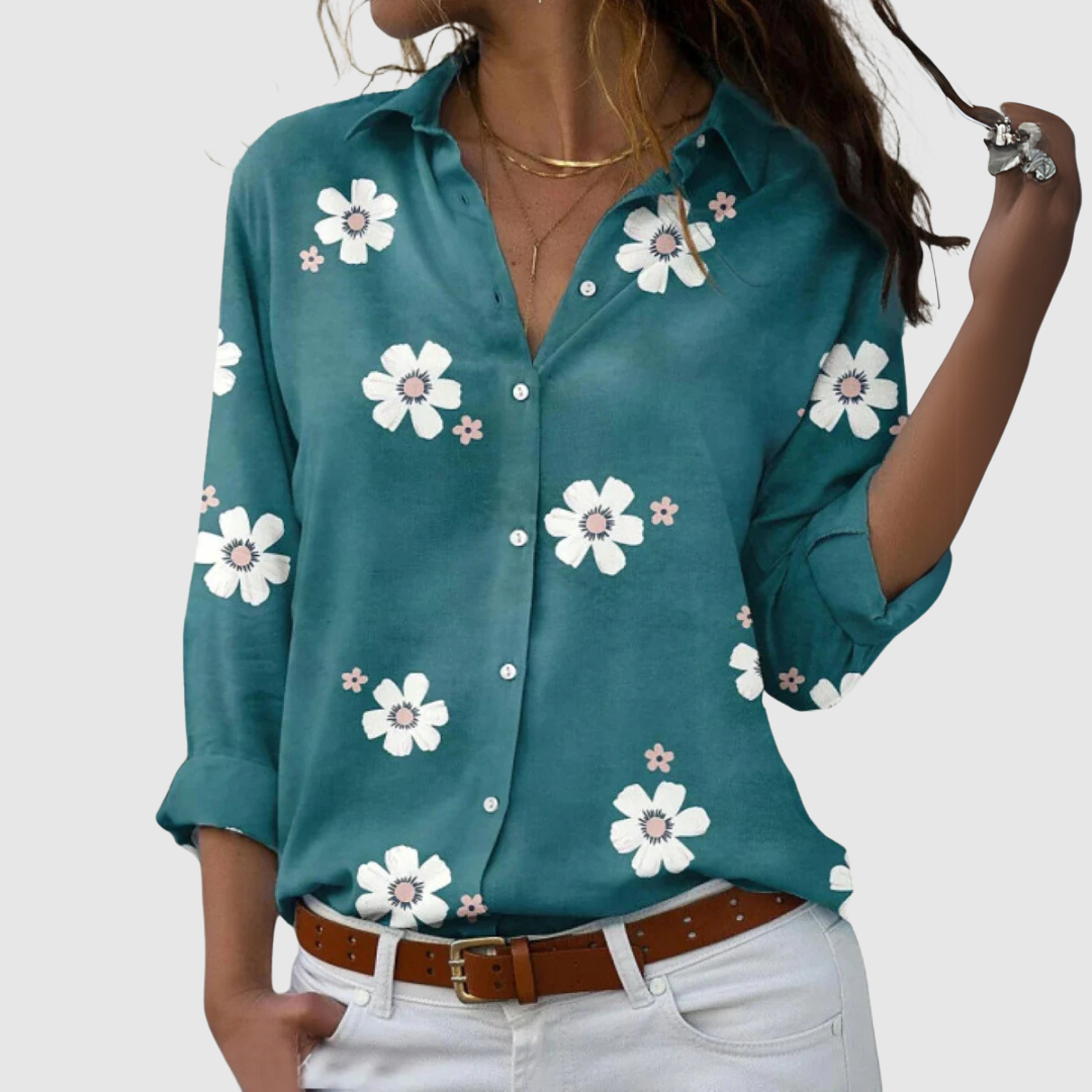Ivy™ | Camicia elegante Floreale