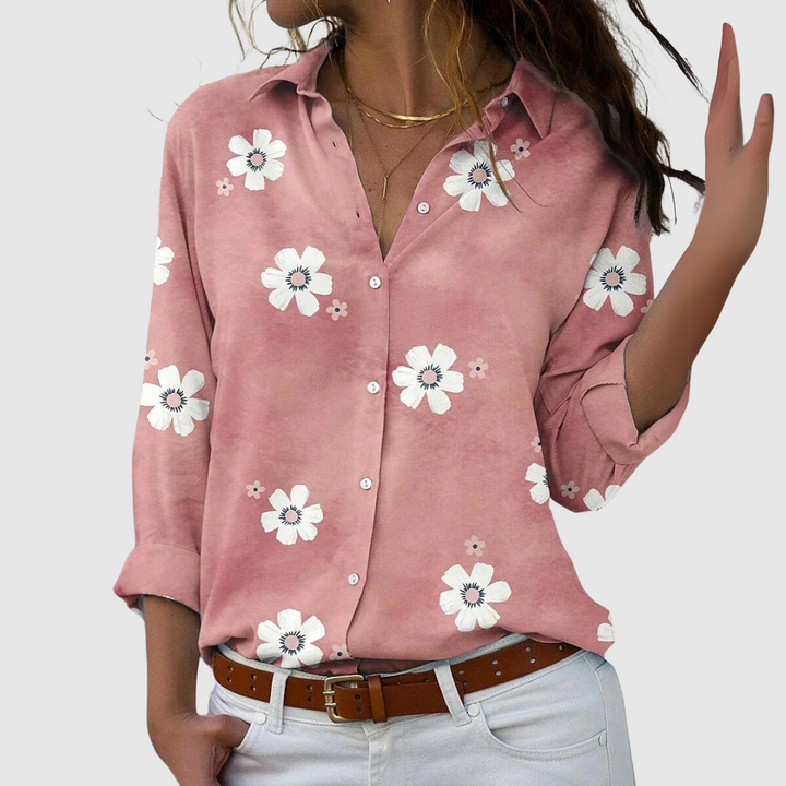 Ivy™ | Camicia elegante Floreale