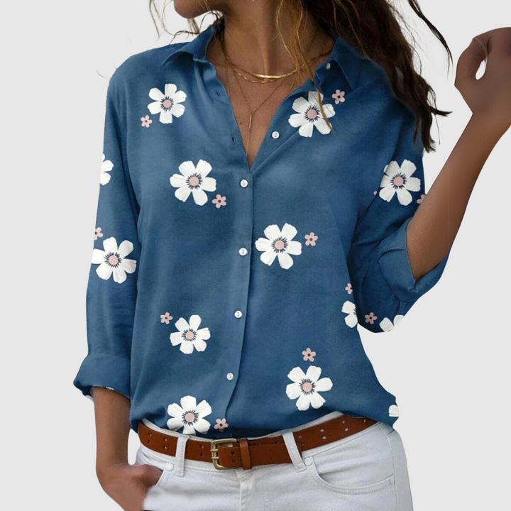 Ivy™ | Camicia elegante Floreale