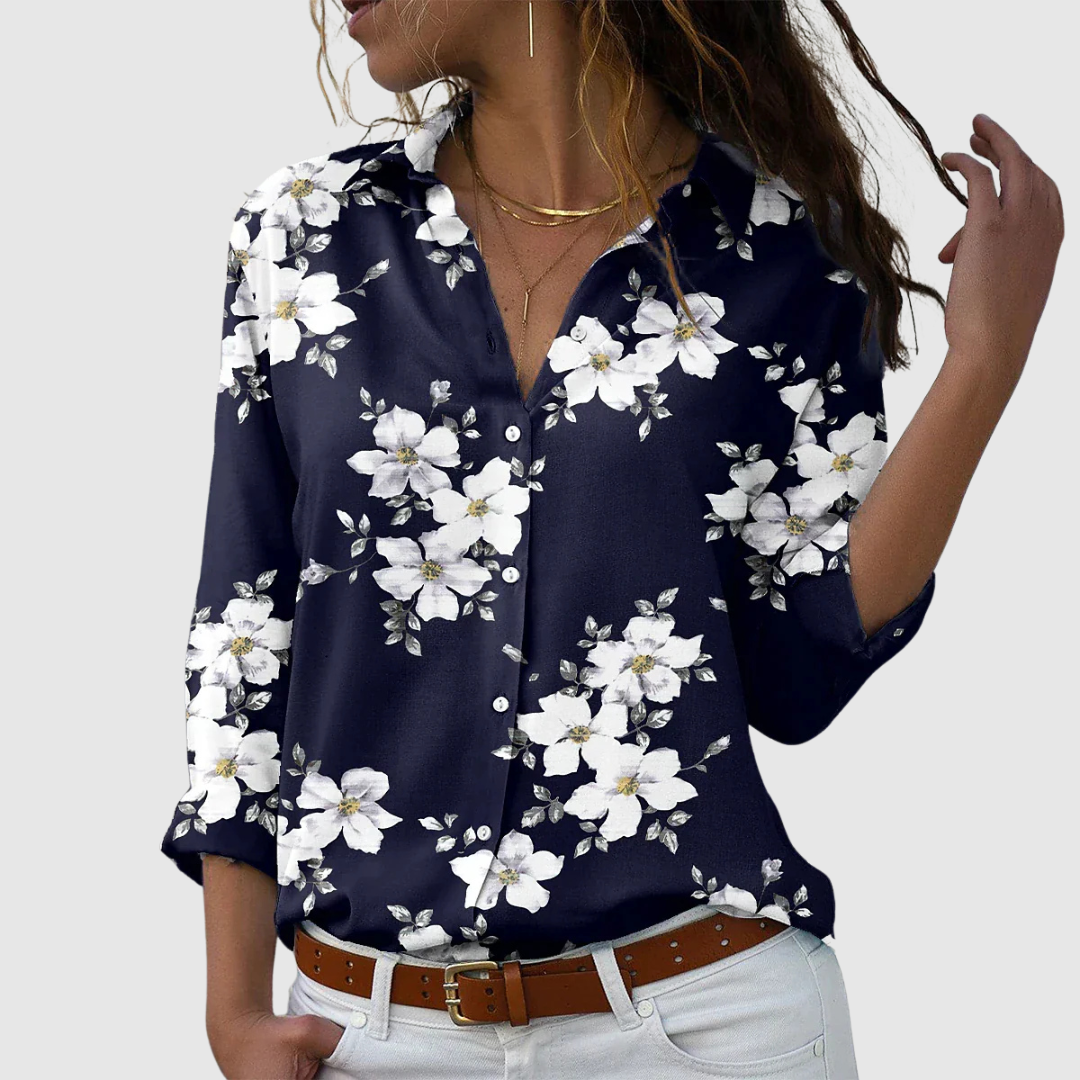 Selmah™ | Camicia a stampa elegante