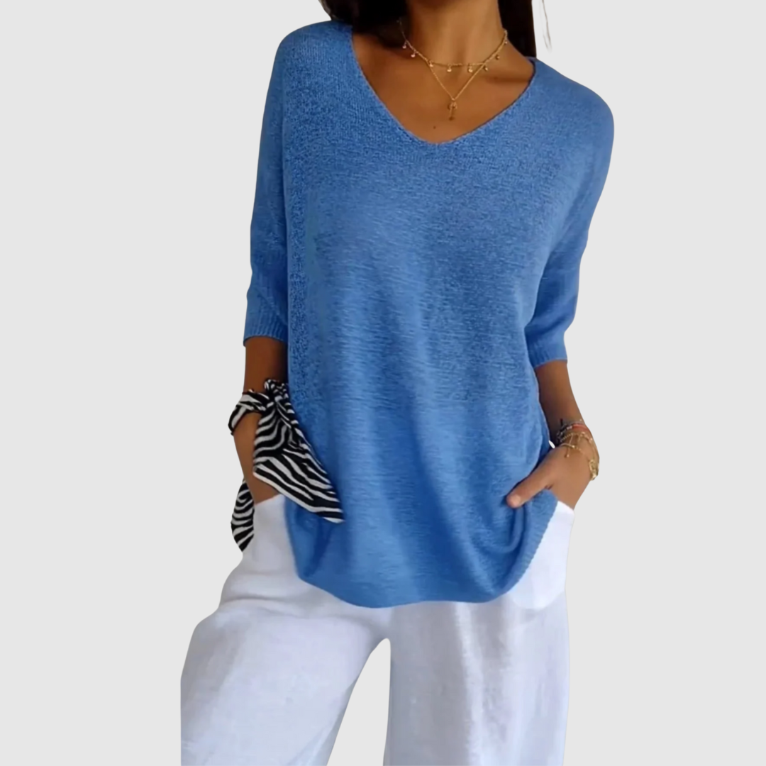 Diane™ | Blusa elegante a V