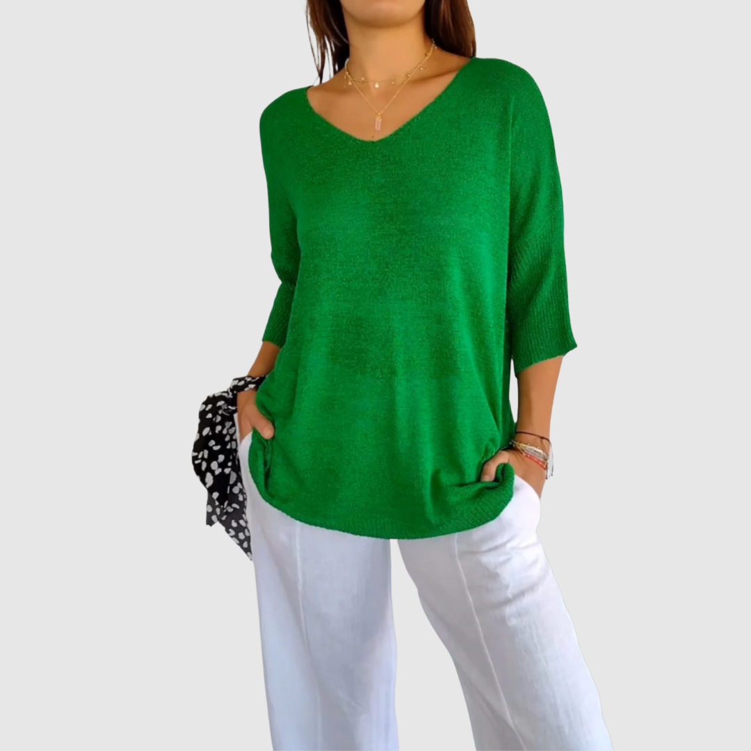 Diane™ | Blusa elegante a V